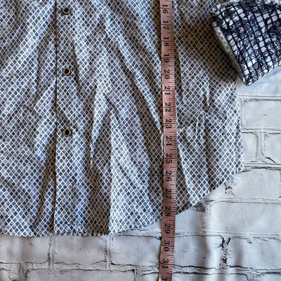Robert Graham Mens Button Down Shirt Medium - Picture 4 of 14